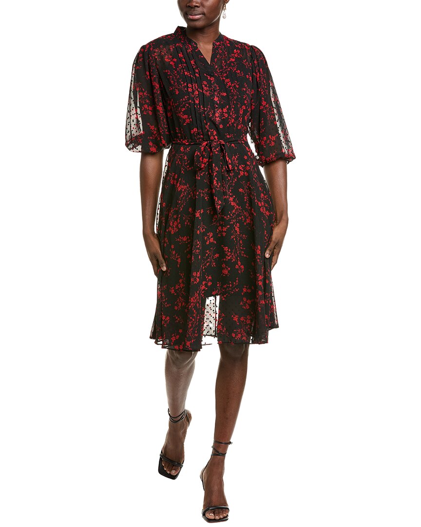 Nanette Nanette Lepore womens Midi Dress, 4, Red